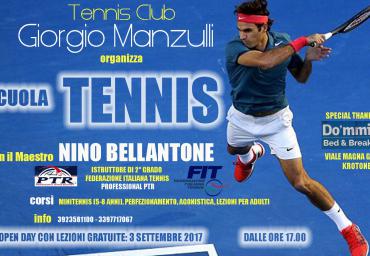 locandina scuola tennis 2017